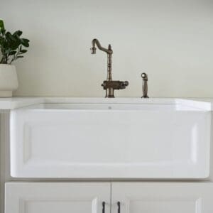 A antique inspired laundry sink